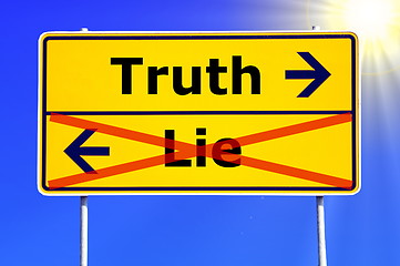 Image showing truth or lie