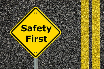 Image showing safety first