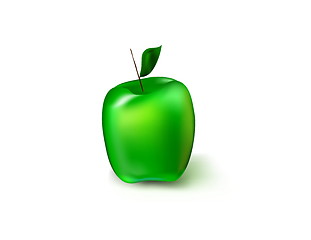 Image showing green Apple