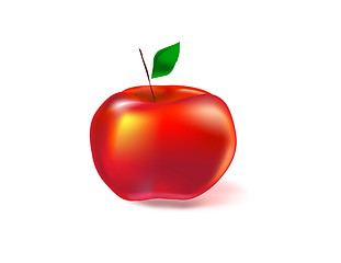 Image showing  red apple