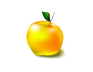 Image showing  yellow apple