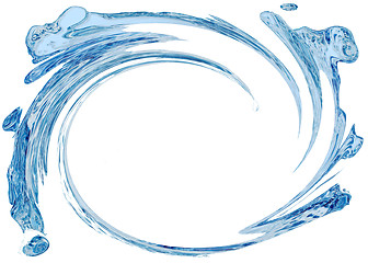 Image showing Water splashing