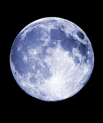 Image showing Full Moon at night