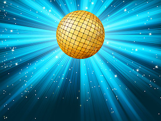 Image showing Abstract disco party lights background. EPS 8