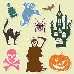 Image showing Halloween sticker