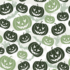 Image showing Halloween seamless background