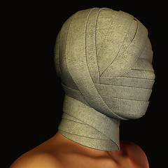 Image showing head bandage