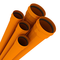 Image showing Sewers pipes