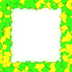 Image showing Yellow-green frame