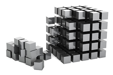 Image showing Cube construction