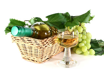 Image showing white wine