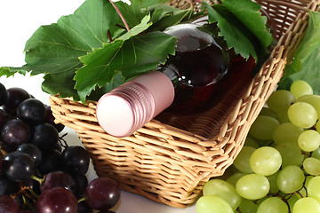 Image showing Red wine