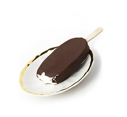 Image showing ice cream on a stick