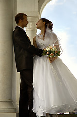 Image showing romantic wedding couple