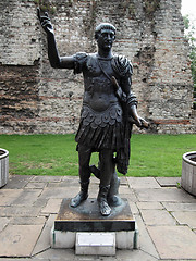 Image showing Emperor Trajan Statue