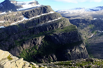 Image showing Mountain landscape in Bremanger, Norway.