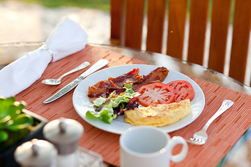 Image showing delicious breakfast