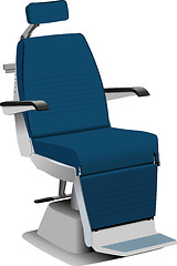 Image showing Barber`s chair. Vector illustration