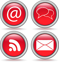 Image showing four internet icons