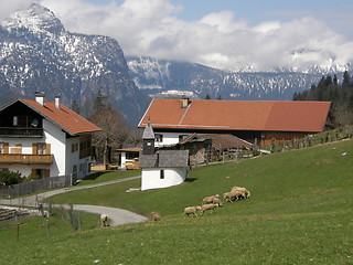 Image showing Alpine village in Bavaria