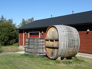 Image showing Big barrels