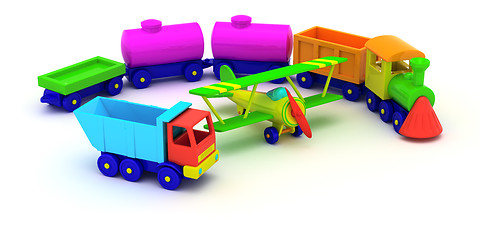 Image showing Toy transport