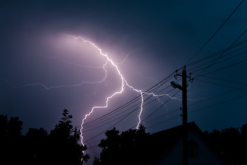 Image showing Lightning strike 