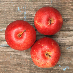 Image showing Red ripe apple