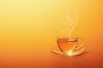 Image showing Cup of hot tea