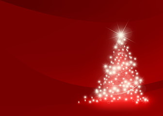 Image showing Abstract christmas tree