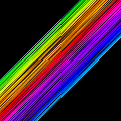 Image showing Abstract colourful lines