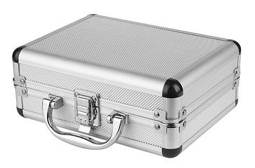 Image showing Aluminum suitcase