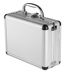 Image showing Aluminum suitcase