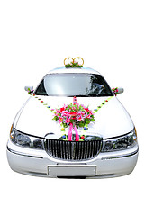 Image showing wedding car