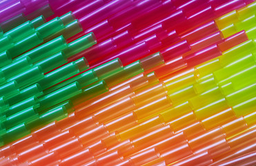 Image showing background of a cocktail straws