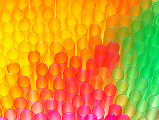 Image showing background of a cocktail straws