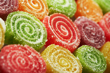 Image showing Background of colorful candies