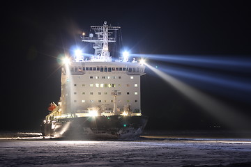 Image showing Atomic icebreaker Vaigach