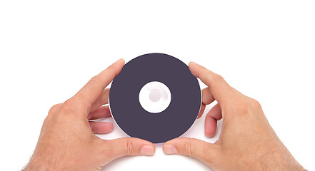 Image showing holding a disk