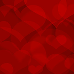 Image showing beautiful redl heart shape background