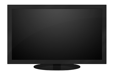 Image showing Black LCD TV