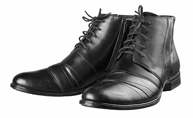 Image showing Black man's shoes