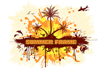 Image showing Summer frame