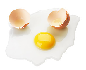 Image showing Broken egg