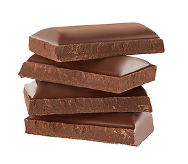 Image showing Chocolate pieces