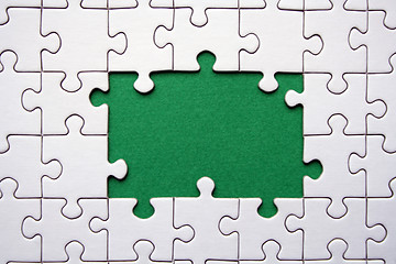 Image showing Jigsaw frame