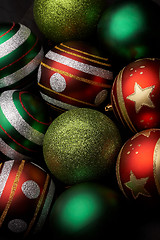 Image showing christmas balls
