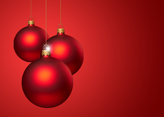 Image showing Christmas balls