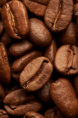 Image showing Coffe beans background