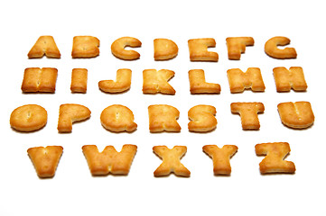 Image showing Cookies in the form of the alphabet prospect